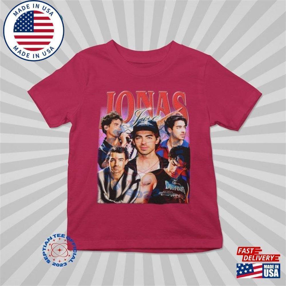 Super Fresh Joe Jonas 90s Style Music Graphic Fan T-Shirt